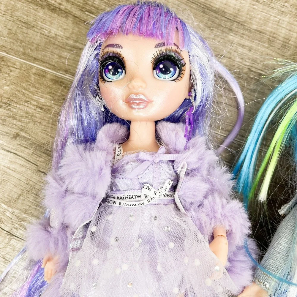 Rainbow High Shadow High Doll Lot Violet Amaya Bella Skyler Hali Accessories